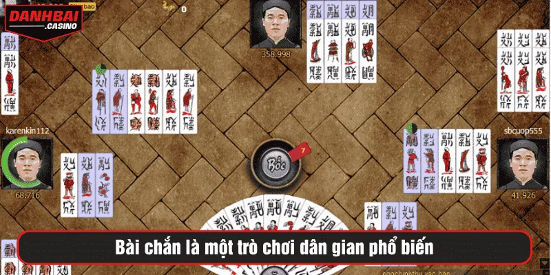 Bài chắn là một trò chơi dân gian phổ biến