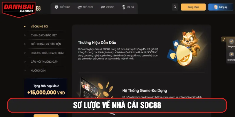 Soc88 là nền tảng uy tín dành cho người chơi