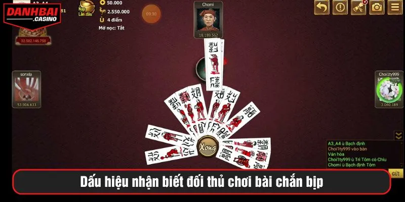 Dấu hiệu nhận biết đối thủ chơi bài chắn bịp