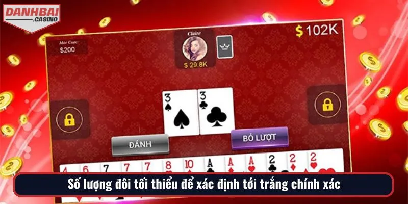 Số đôi cần thiết để xác định tình trạng tới trắng chính xác