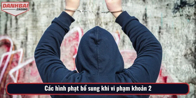 Một số hình phạt bổ sung giải thích khoản 2 tội đánh bạc đi tù bao nhiêu năm