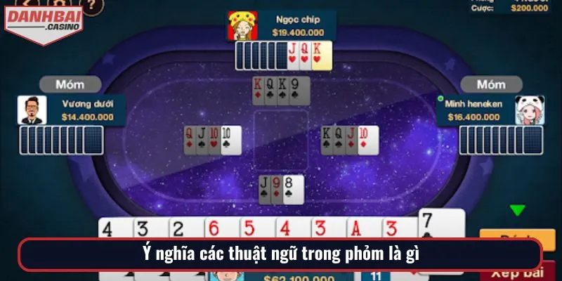 Ý nghĩa các thuật ngữ trong phỏm là gì