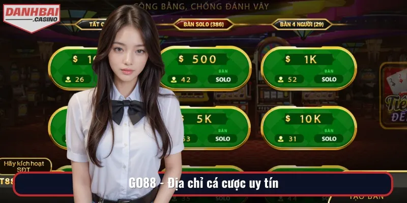 GO88 là địa chỉ cá cược uy tín, đảm bảo thắng thua minh bạch